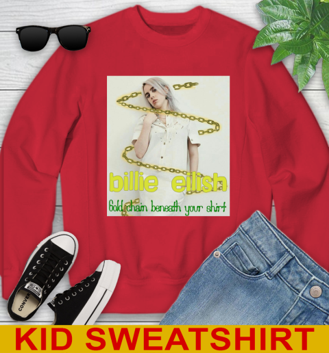 Billie Eilish Gold Chain Beneath Your Shirt 269