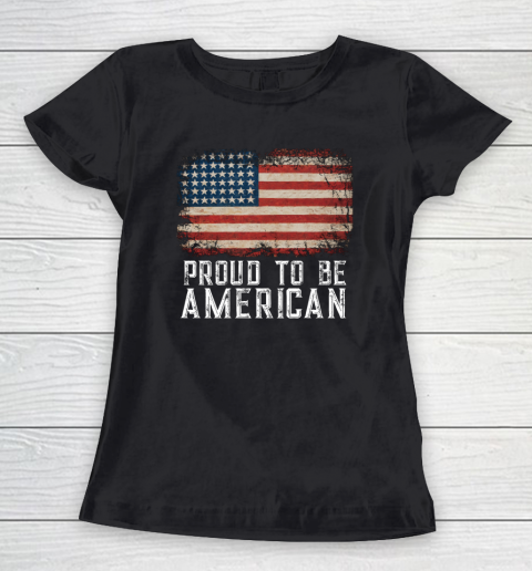 Proud American Patriotic USA Flag Women's T-Shirt
