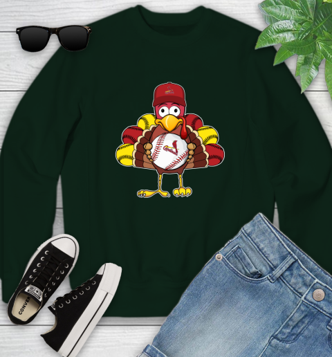 St.Louis Cardinals Turkey thanksgiving Youth Sweatshirt 10