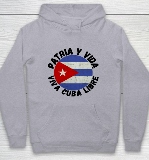 Patria Y Vida Viva Cuba Libre SOS CUba Free Cuba Youth Hoodie 4