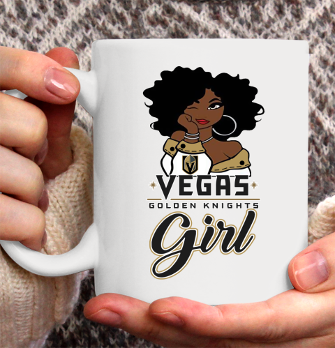 Vegas Golden Knights Girl NHL Ceramic Mug 11oz 2