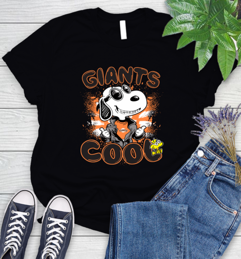 MLB Baseball San Francisco Giants Cool Snoopy Shirt Women's T-Shirt
