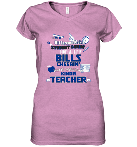 Buffalo Bills Girl NFL Women's V-Neck T-Shirt