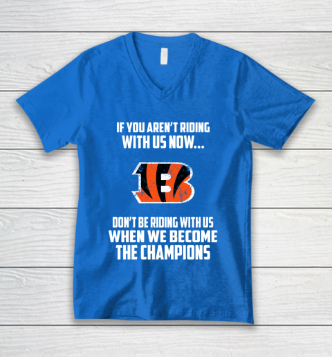 NFL Cincinnati Bengals Football We Become The Champions V-Neck T-Shirt 5
