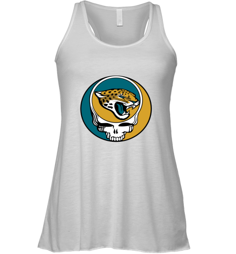 NFL Team Jacksonville Jaguars x Grateful Dead Logo Band Racerback Tank