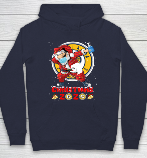 Indiana Pacers Funny Santa Claus Dabbing Christmas 2020 NBA Hoodie 2