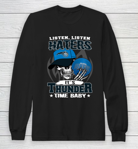 Listen Haters It is MAGIC Time Baby NBA Long Sleeve T-Shirt
