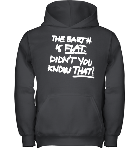 The Earth Is Flat Youth Hoodie