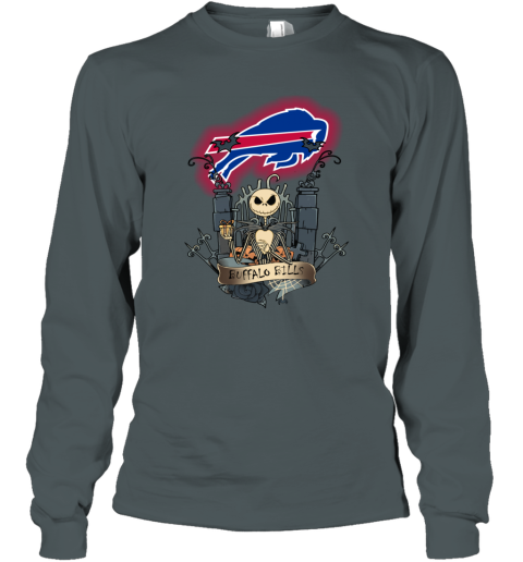 NFL Buffalo Bills Football Jack Skellington Halloween T-Shirt