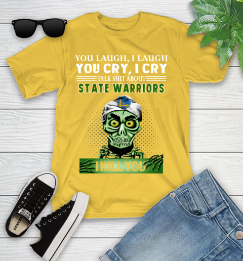 NBA Talk Shit About Golden State Warriors I Kill You Achmed The Dead Terrorist Jeffrey Dunham Basketball Youth T-Shirt 10