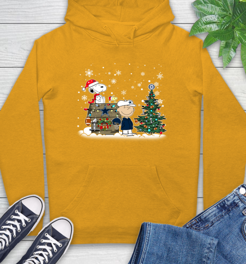 NFL Dallas Cowboys Snoopy Charlie Brown Christmas Football Super Bowl Sports Hoodie 2