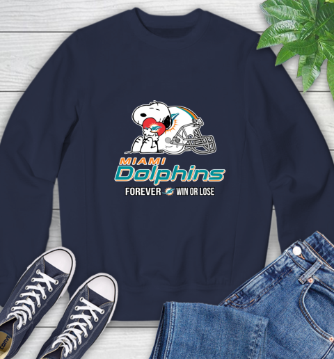 NFL The Peanuts Movie Snoopy Forever Win Or Lose Football Miami Dolphins 27