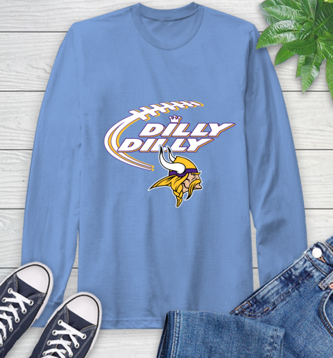 NFL Minnesota Vikings Dilly Dilly Football Sports Long Sleeve T-Shirt 11