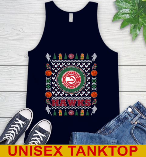 Atlanta Hawks Merry Christmas NBA Basketball Loyal Fan Tank Top 2