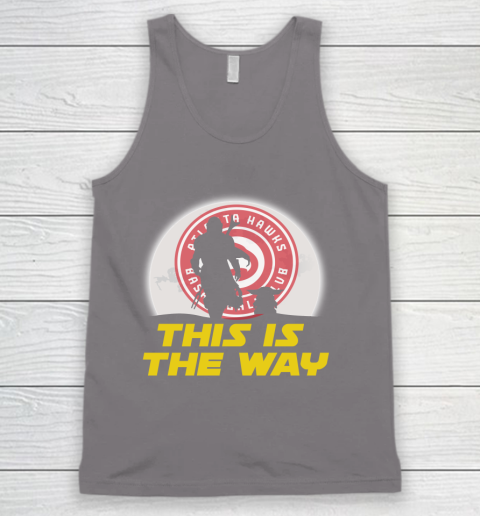 Atlanta Hawks NBA Basketball Star Wars Yoda And Mandalorian This Is The Way Tank Top 6