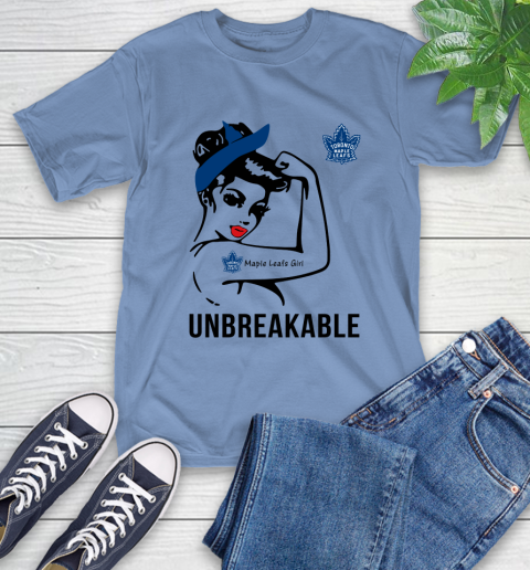 NHL Toronto Maple Leafs Girl Unbreakable Hockey Sports T-Shirt 11