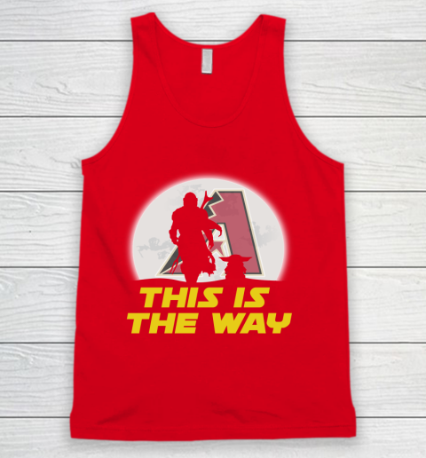 Arizona Diamondbacks MLB Baseball Star Wars Yoda And Mandalorian This Is The Way Tank Top 5
