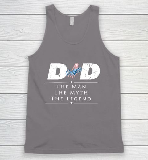 Los Angeles Dodgers MLB Baseball Dad The Man The Myth The Legend Tank Top 6