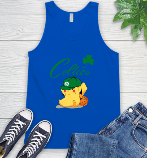 NBA Pikachu Basketball Sports Boston Celtics Tank Top 5