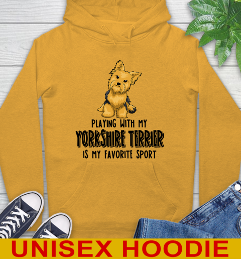 Playing with my yorkshire terrier is my favorite sport 14