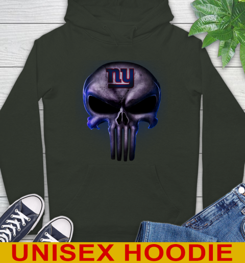 New York Giants NFL Football Punisher Skull Sports Hoodie 12