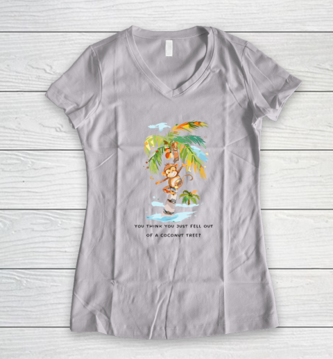 Coconut Tree Kamala Harris Women's V-Neck T-Shirt