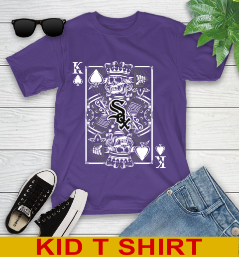 Chicago White Sox MLB Baseball The King Of Spades Death Cards Shirt Youth T-Shirt 3