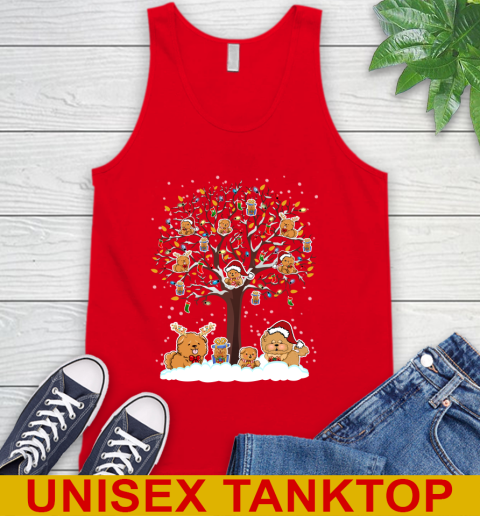 Chow Chow dog pet lover light christmas tree shirt 71