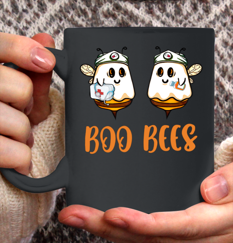 Boo Bees Nurse Ghost Halloween Matching Couples Costume Ceramic Mug 11oz