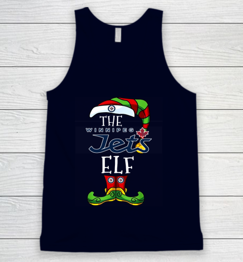 Winnipeg Jets Christmas ELF Funny NHL Tank Top 2