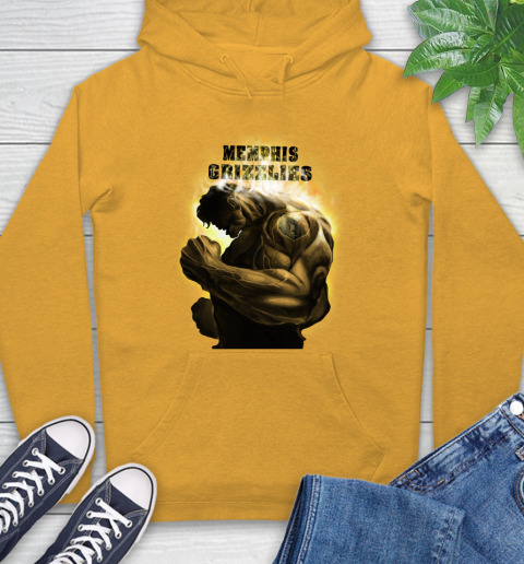 Memphis Grizzlies NBA Basketball Hulk Marvel Avengers Sports Hoodie 2