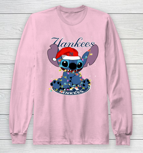 New York Yankees MLB noel stitch Baseball Christmas Long Sleeve T-Shirt 6