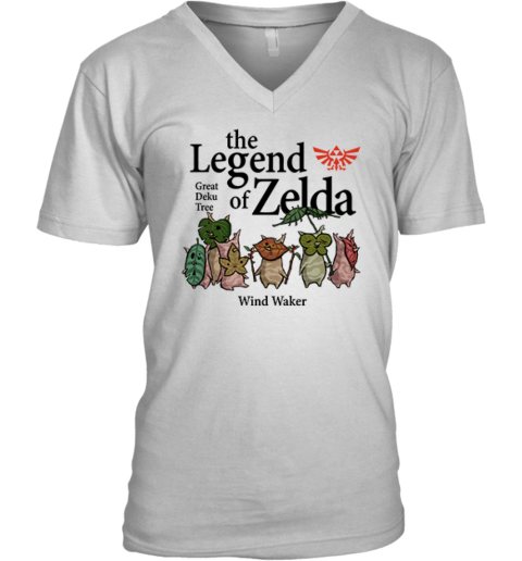 Nintendo The Legend Of Zelda The Wind Waker Korok Premium V-Neck T-Shirt