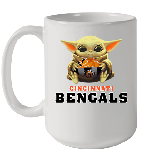 NFL Football Cincinnati Bengals Baby Yoda Star Wars Shirt Ceramic Mug 15oz