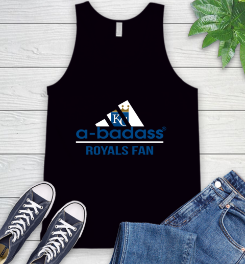 MLB A Badass Kansas City Royals Fan Adidas Baseball Sports Tank Top