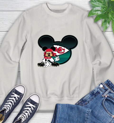 NFL Kansas City Chiefs Mickey Mouse Disney Football T Shirt Sweatshirt 12