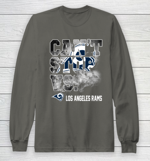 NFL Los Angeles Rams Can't Stop Vs Long Sleeve T-Shirt 5