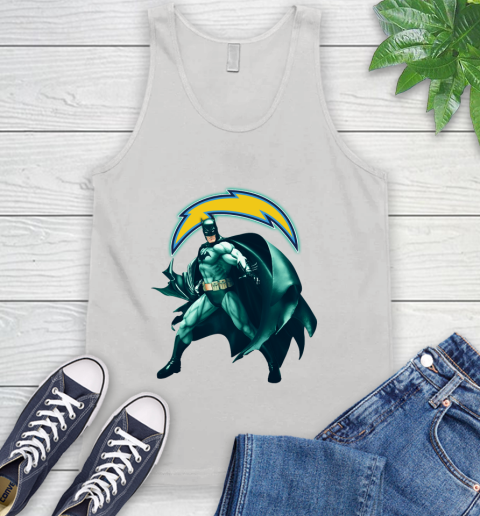 NFL Batman Football Sports Los Angeles Chargers Tank Top