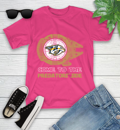 NHL Come To The Nashville Predators Wars Hockey Sports Youth T-Shirt 11