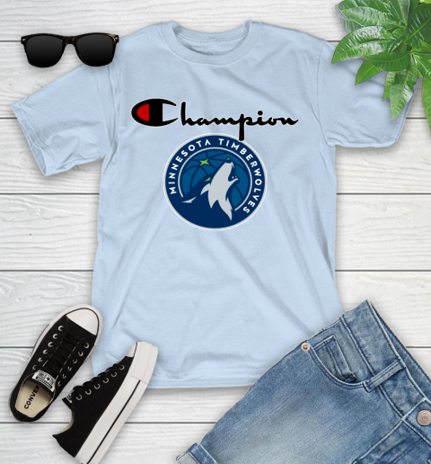 NBA Basketball Minnesota Timberwolves Champion Shirt Youth T-Shirt 5