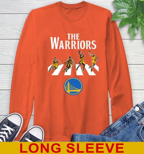 NBA Basketball Golden State Warriors The Beatles Rock Band Shirt Long Sleeve T-Shirt 4