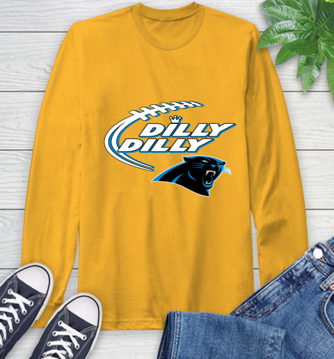 NFL Carolina Panthers Dilly Dilly Football Sports Long Sleeve T-Shirt 3