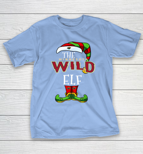 Minnesota Wild Christmas ELF Funny NHL T-Shirt 10