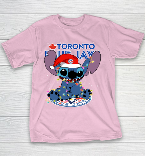 Toronto Blue Jays MLB noel stitch Baseball Christmas Youth T-Shirt 5