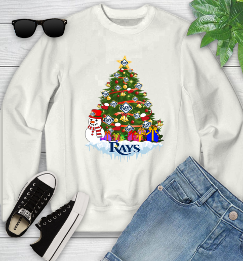 Tampa Bay Rays Merry Christmas MLB Baseball Sports Youth Sweatshirt