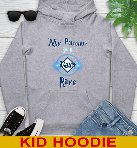 MLB Baseball Harry Potter My Patronus Is A Tampa Bay Rays Youth Hoodie 6