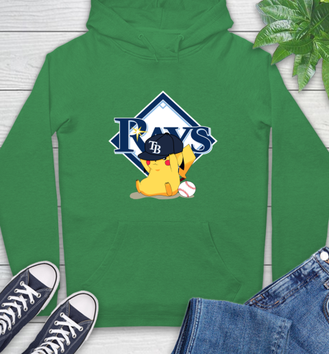 MLB Pikachu Baseball Sports Tampa Bay Rays Hoodie 8