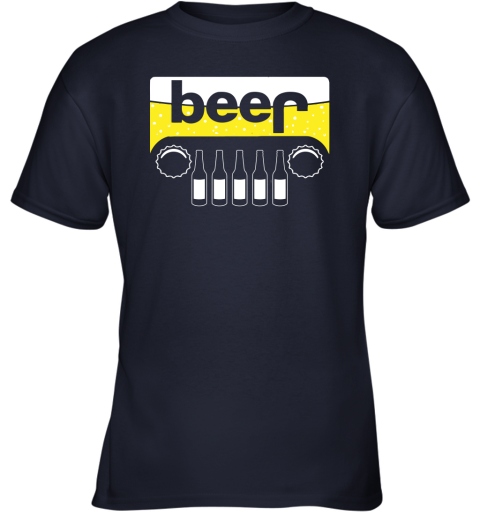 dry5 beer and jeep shirts youth t shirt 26 front navy