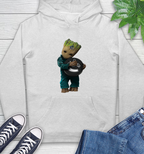 NHL Groot Guardians Of The Galaxy Hockey Sports Vancouver Canucks Hoodie