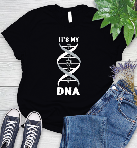Los Angeles Kings NHL Hockey It's My DNA Sports Women's T-Shirt